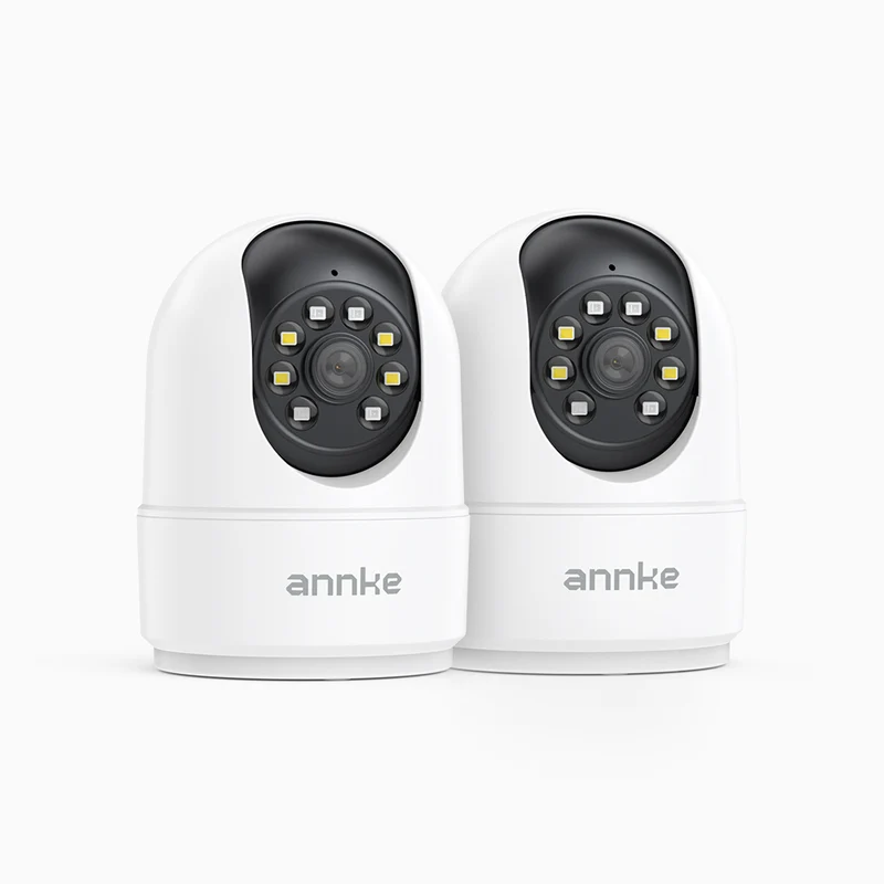 2-Pack 2MP Wireless WiFi Security Camera, 1920*1080 Resolution, Smart Dual Light Night Vision, 310° Pan & 65 ° Tilt, Cloud/SD Storage (up to 256G), Two-Way Audio AI Motion Detection Surveillance Indoor Home Camera, Only Ship to The US