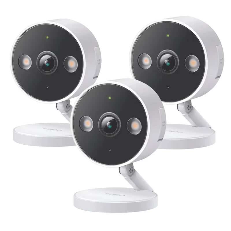 Hybrid Cam Multi-Pack 2K QHD Indoor/Outdoor Surveillance Camera C120 3 Pack