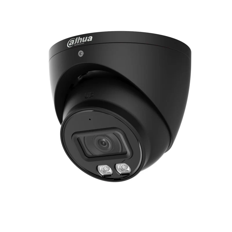 HAC-HDW1200T-IL-A-S6-B Telecamera Dome 2MP Full HD 4in1 2.8mm Smart Dual Light IR 40m Microfono IP67 Nera - Dahua