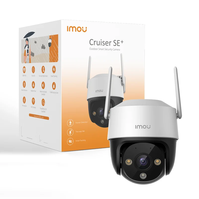IPC-S21FEP - Imou Telecamera Cruiser SE+ 2MP Motorizzata da esterno con visione notturna a colori sirena e faretto