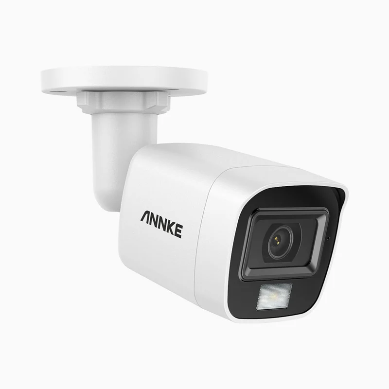 3K Smart Dual Light Audio Fixed Mini Bullet TVI Camera(White)