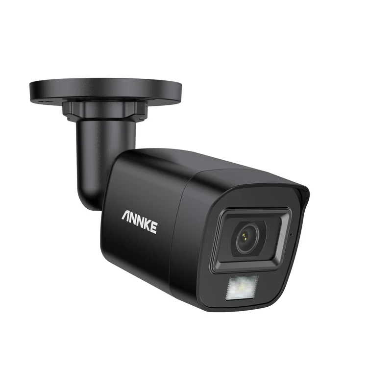 3K Smart Dual Light Audio Fixed Mini Bullet TVI Camera(Black)