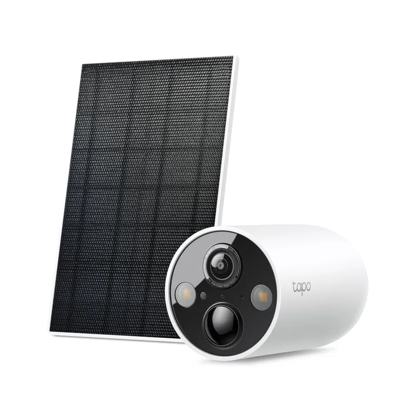 TC85 KIT| Solar/Battery Outdoor Camera, 2K 4MP, Colour Night Vision, Free AI Detection