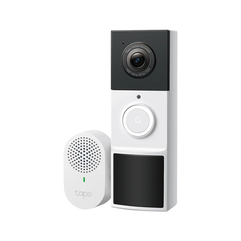 TD21 | Tapo Video Doorbell Camera, 2K Clarity, Full Colour Night Vision