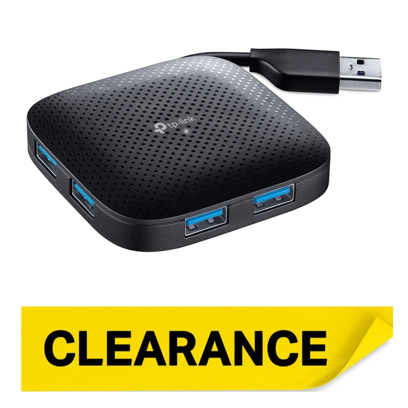 UH400 | USB 3.0 4-Port Hub, 5Gbps, Plug & Play
