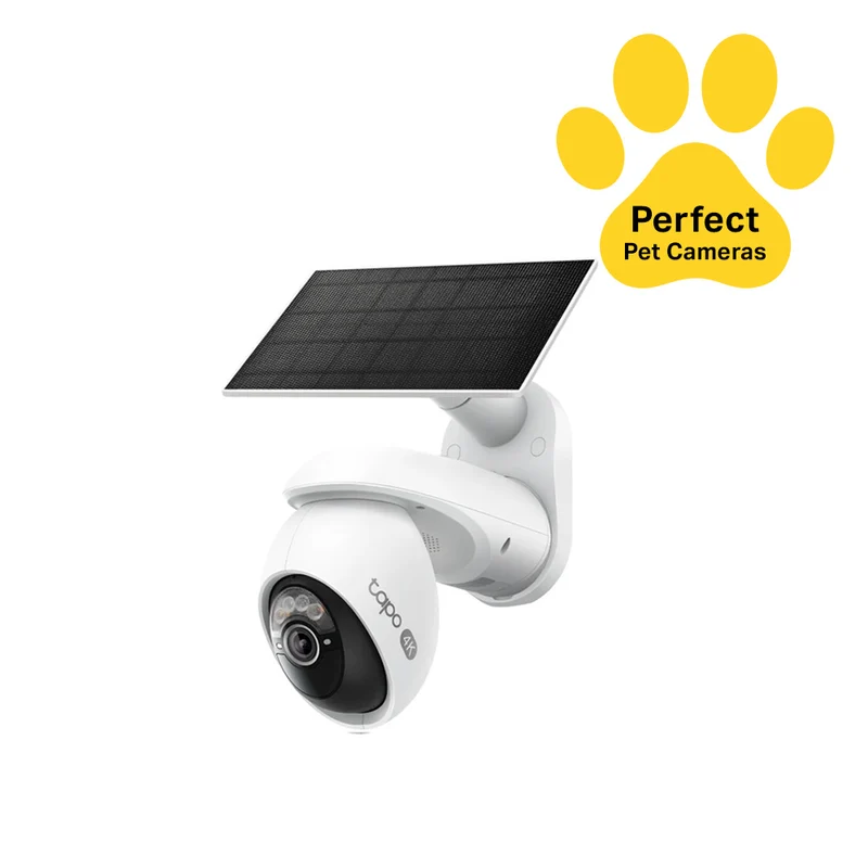 Tapo C660 KIT | Solar Pan/Tilt Security Camera Kit, 4K 8MP, AI Tracking