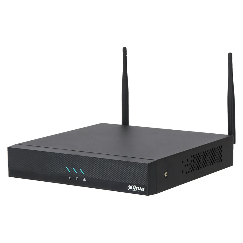 NVR2104HC-W - NVR WiFi 6 4 Canali 16MP AI SMD Plus H.265+ Wireless con Antenne Alta Potenza e Protezione Perimetrale - Dahua