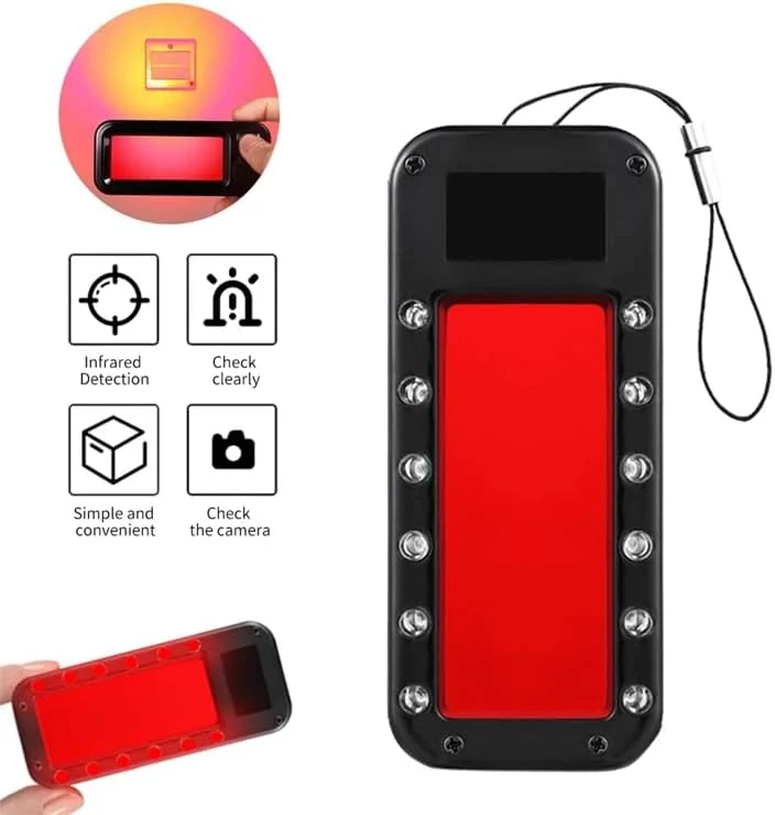 (BX)NUOVA GENERAZIONE Rilevatore Telecamere 2-in-1 • Laser a Infrarossi & Filtro Polarizzato • Scansione Precisa per Micro Spy, WiFi, Pinhole • Batteria Ricaricabile • Portatile e Facile da Usare
