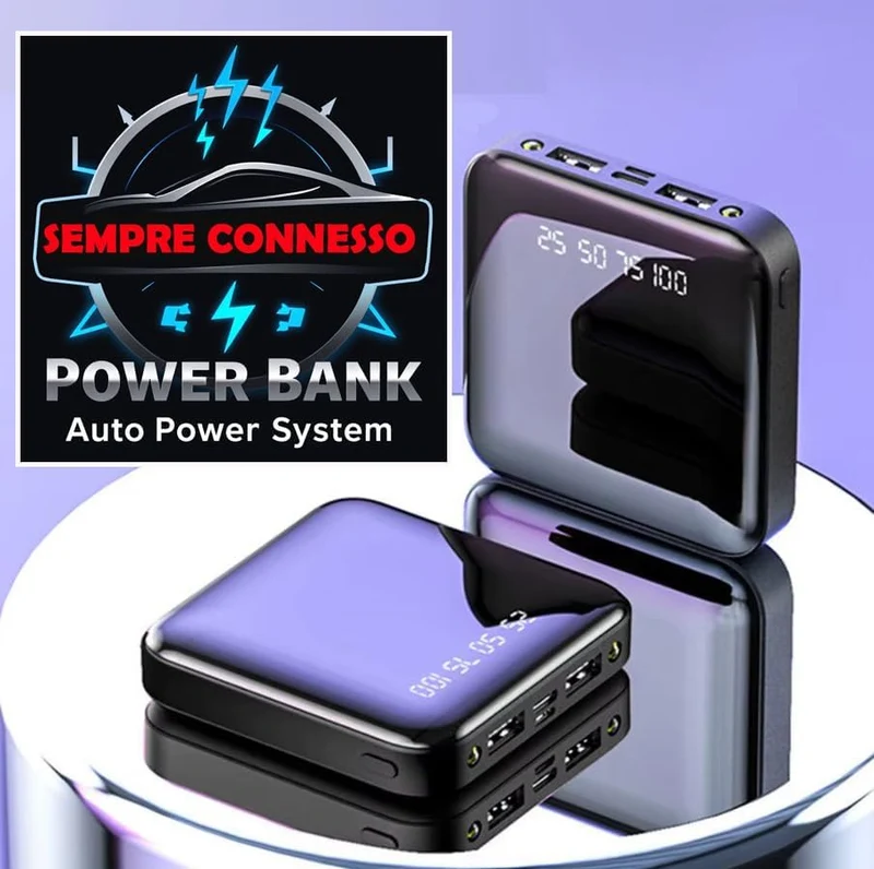 (PBA6000)POWER BANK AUTOPOWER sistema sempre connesso – Ricarica Automatica Continua per GPS, Microspie Microtelecamere e Dispositivi a Lunga Autonomia (PBA6000)