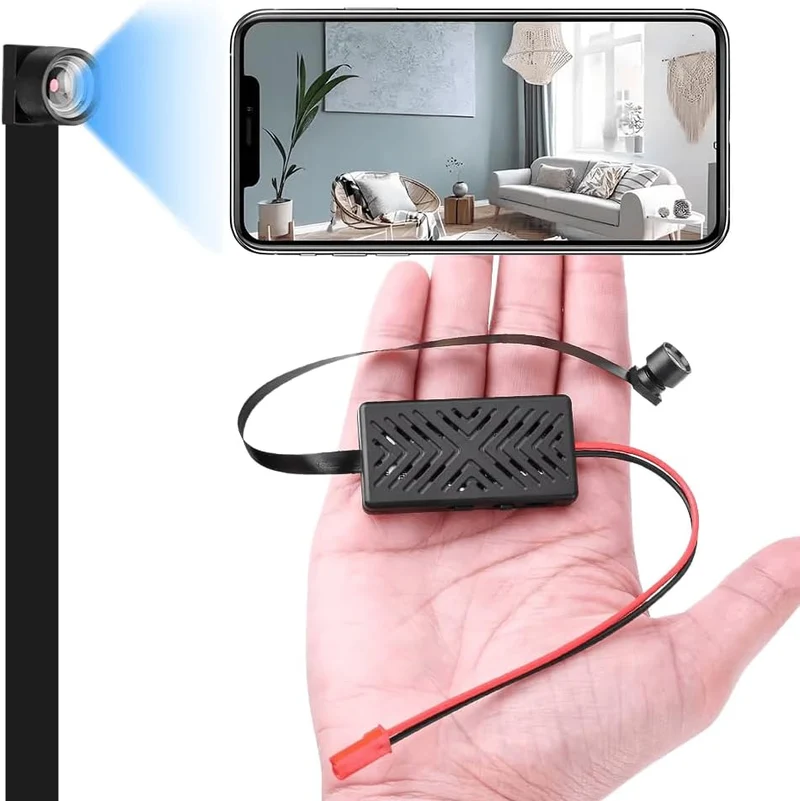 (wifi100)Mini telecamera spia wifi fai da te 1080p, rilevamento del movimento, visione remota, registrazione in loop, ideale per sicurezza casa, ufficio (wifi100)
