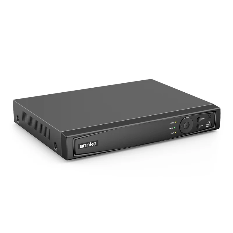 ANNKE 12MP 8CH PoE NVR, Smart AI Network Video Recorder, Support up to 8X IP Cameras, Works with 12MP/8MP/6MP/5MP/4MP PoE Cam, 24/7 Recording