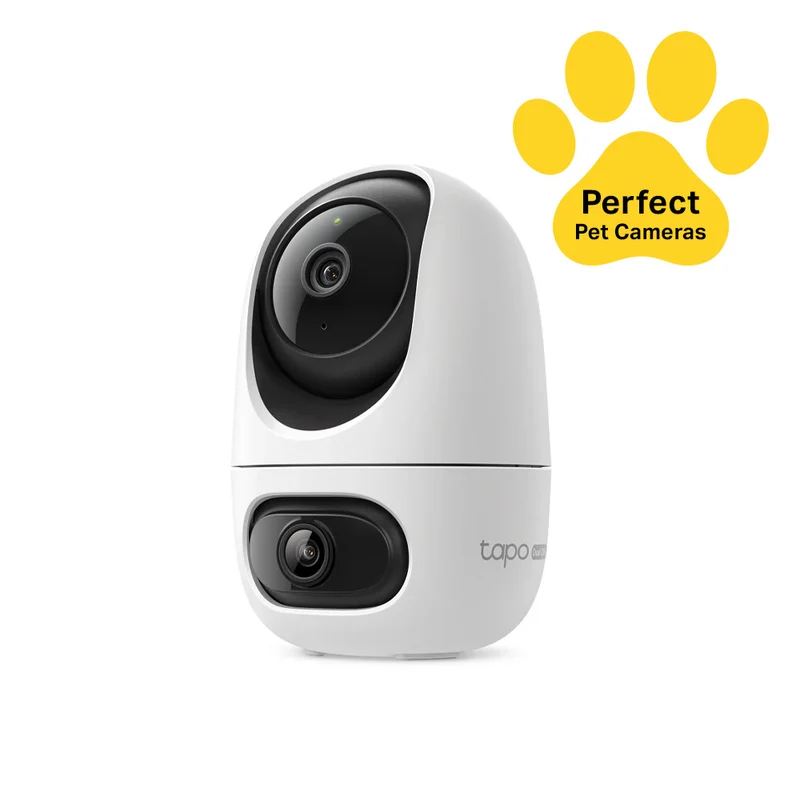 Tapo C245D | Dual-Lens Pan/Tilt Security Camera, Dual 2K, AI Detection