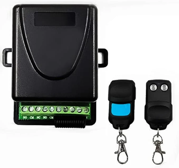 Ricevitore Universale 2 Canali 12-24V con 2 Telecomandi 433 MHz