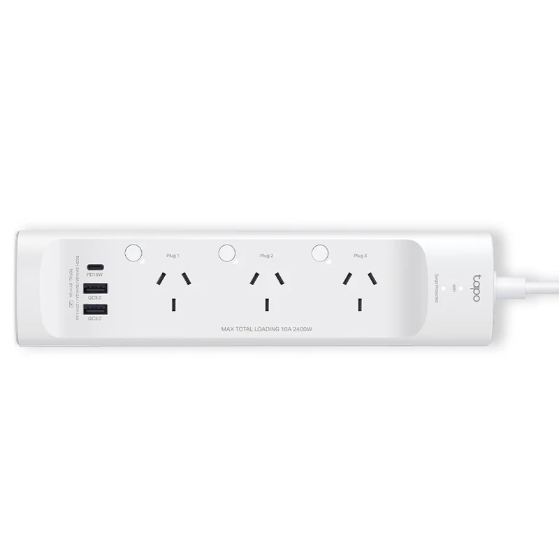 Tapo P300 | Smart Wi-Fi Power Strip, Individually Controlled Outlets, App & Voice Control