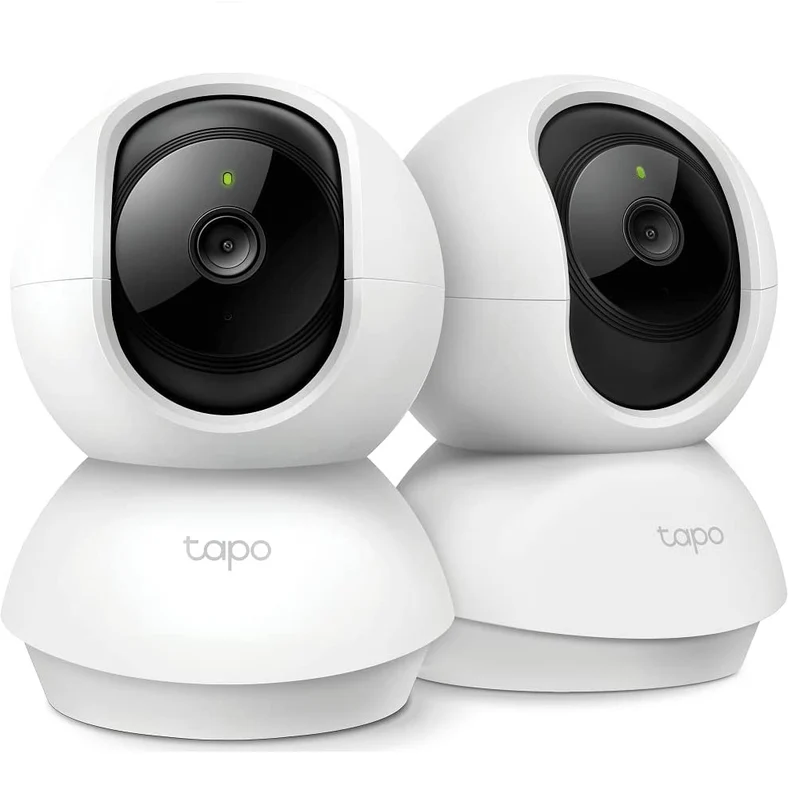 Pan/Tilt 2K Indoor Security Camera 2 Pack, Tapo C210P2