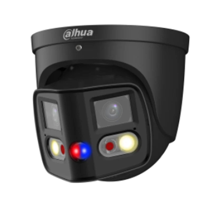 IPC-PDW3849-A180-AS-PV-B 8MP Telecamera IP Panoramica AI PoE con Doppio Sensore, Sirena, Audio e IP67 - Dahua