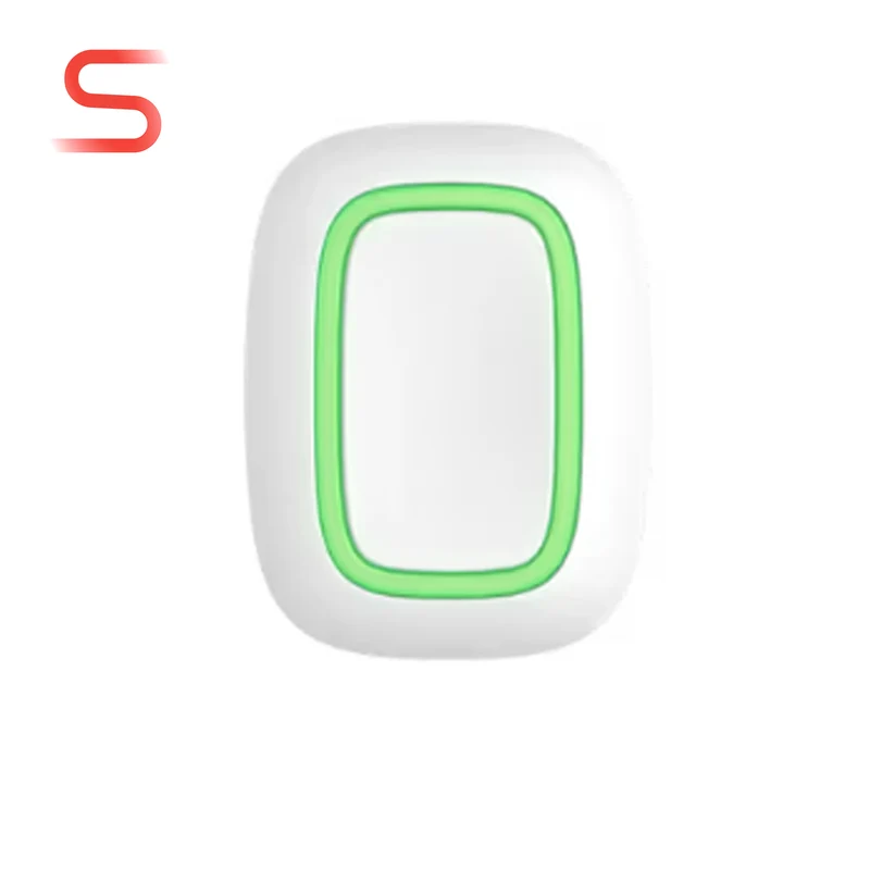 133186.26.WH1 - Ajax Superior Button Jeweller White Pulsante Antipanico Smart Wireless IP55 con Batteria CR2032