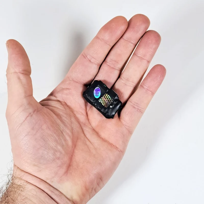 (King Spy Voice F61)mini registratore audio spia professionale con autonomia fino a 3 giorni di batteria e microfono alta qualità con attivazione vocale (King Spy Voice F61)