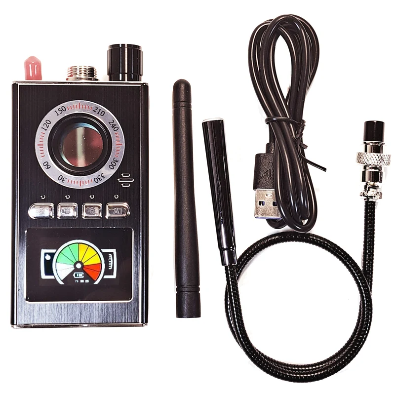 K88 Scanner di Segnali GSM GPS EMF Rilevatore di Telecamere Nascoste microspie per Privacy e Sicurezza in Auto, Casa e Ufficio