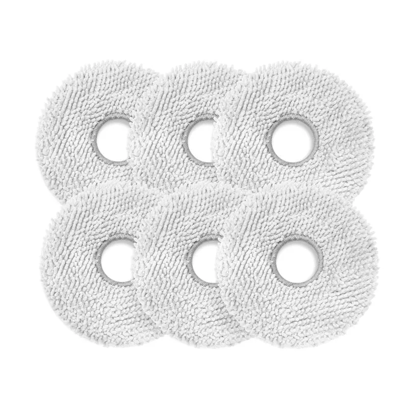 Tapo RVA310 | Robot Vacuum Washable Mop Cloth (6-Pack), Compatible with RV50 Series