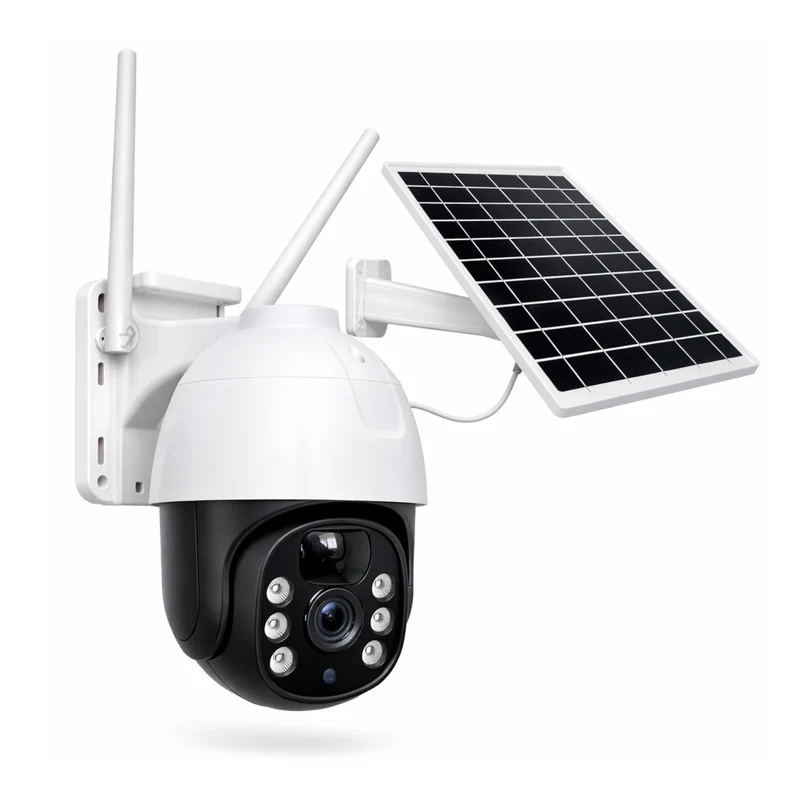 Telecamera videosorveglianza solare WiFi con controllo remoto Full HD