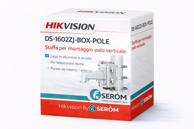 Hikvision Digital Technology DS-1602ZJ-BOX-POLE security cameras mounts & housings Piedino di montaggio ad angolo
