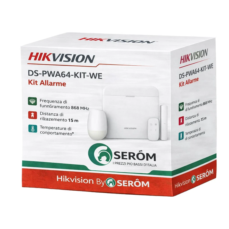 Hikvision Digital Technology DS-PWA64-KIT-WE kit di sicurezza domestica intelligente