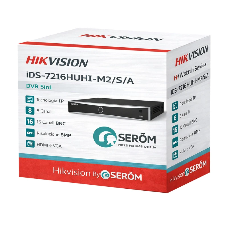 Hikvision Digital Technology iDS-7216HUHI-M2/S/A Nero