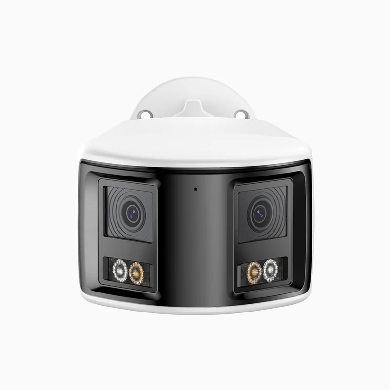 FCD600 - 6MP UHD Dual-Lens Outdoor PoE Security Camera, 180° Panoramic View, Smart Dual Light Night Vision, Two-Way Audio, Active Siren & Alarm, Human & Vehicle Detection, IP67