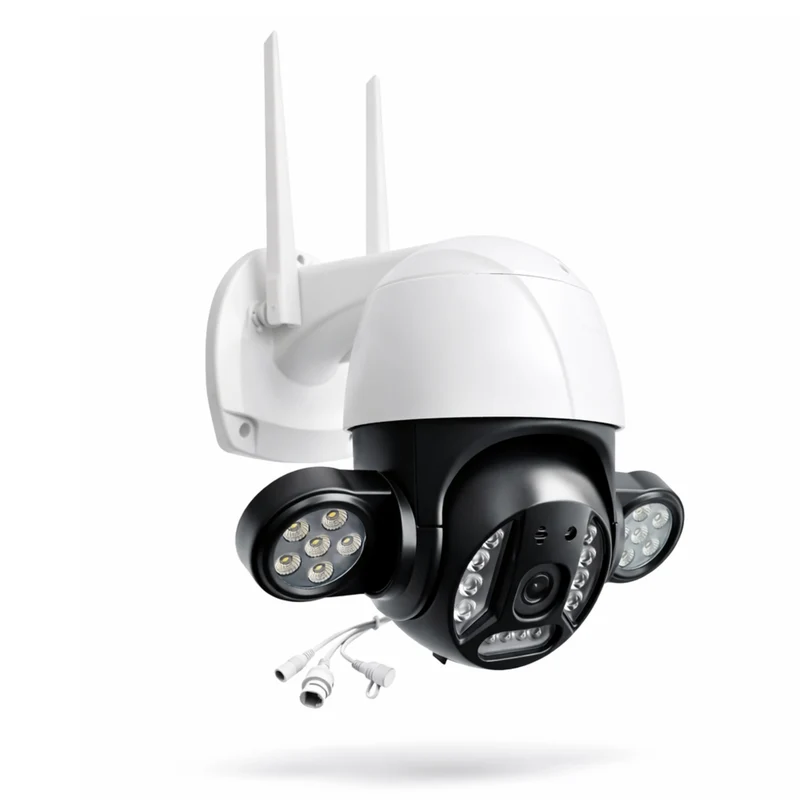 Telecamera Videosorveglianza Esterno 4K HD 360° Impermeabile IP66 con Visore Notturno