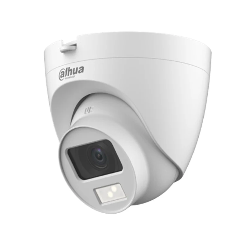 HAC-HDW1500CLQ-IL-A-S3 - Telecamera HDCVI 5MP Smart Dual Light con Audio Integrato e IP67 - Dahua