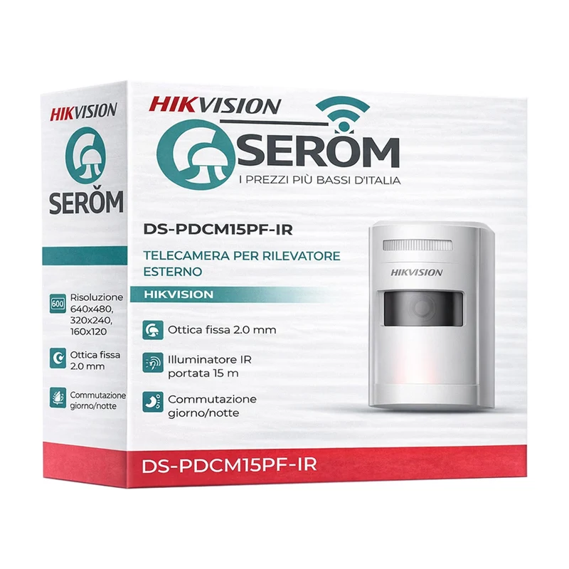DS-PDCM15PF-IR AXPro Modulo Telecamera RF 2.0mm CMOS 1/2.7" IP66 - Hikvision