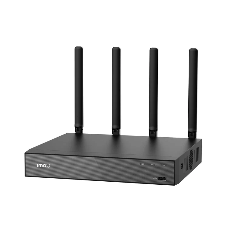 NVR-N110W-8A0E-P-IMOU - Videoregistratore di Rete Wi-Fi 6 AI 10 Canali con Audio Bidirezionale, 4K H.265 e App IMOU - Omou