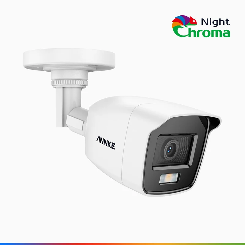 NightChroma TM NCA200 - 1080p Acme Color Night Vision Security TVI Camera, f/1.0 Aperture (0.001 Lux), 121° FoV, Active Alignment