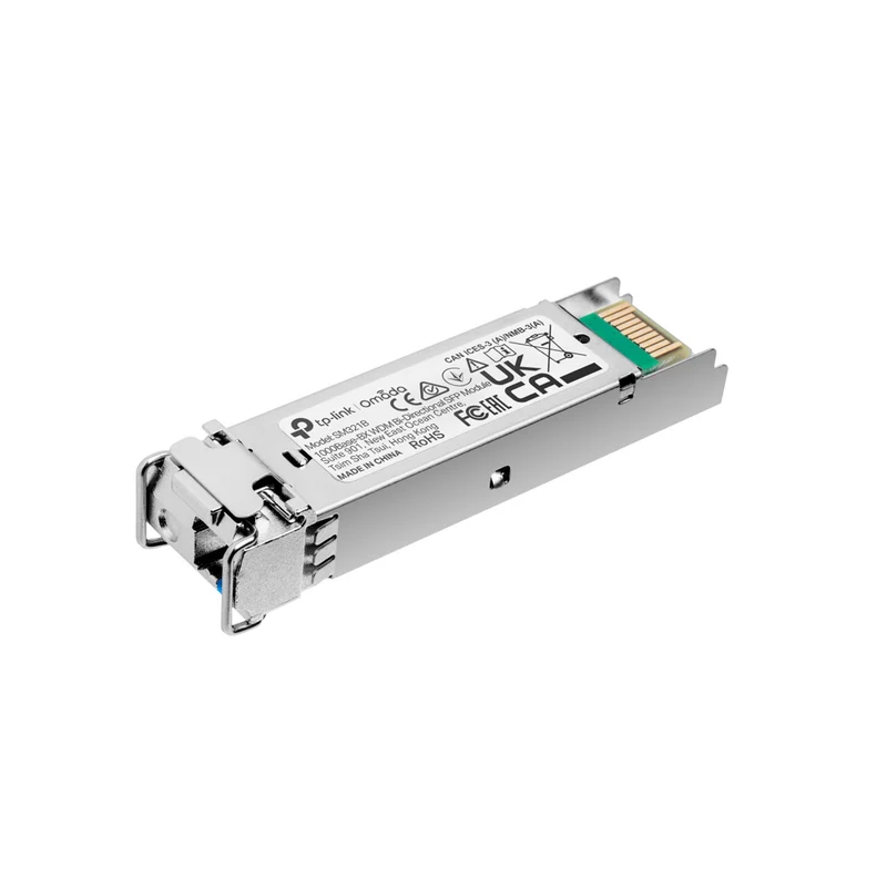 SM321B - SFP WDM Bi-Direzionale: Modulo Gigabit 1000BASE-BX su Fibra Monomodale fino a 20 km per Reti LAN e WAN - Omada
