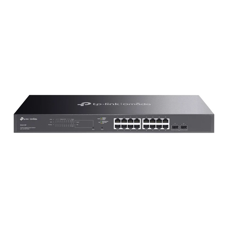 SG2218 - Switch Smart Gigabit 18 Porte con VLAN, QoS, Gestione Cloud SDN e Design Fanless per Reti Aziendali - Omada