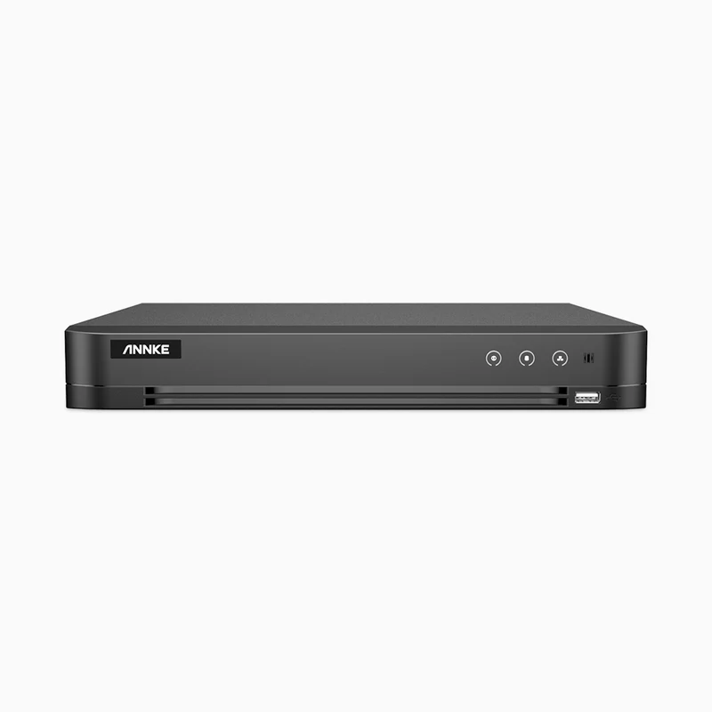 DR168 - 4K 16 Channel Hybrid 5-in-1 Digital Video Recorder, Human & Vehicle Detection, H.265+, Line Crossing Detection, Intrusion Detection & Motion Detection