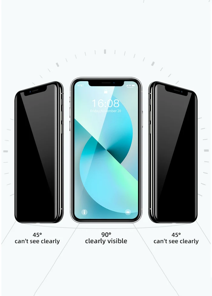 Pellicola Idrogel Privacy Opaca – Flessibile, Anti-Spy, Universale