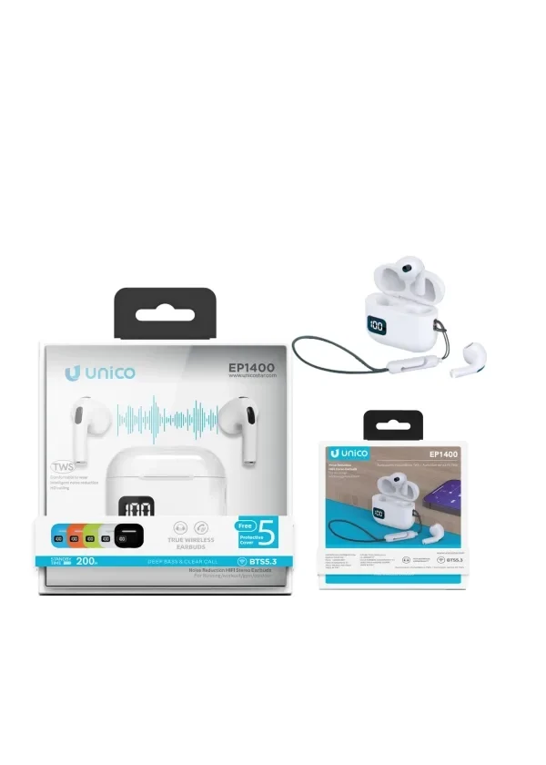 Auricolari Bluetooth TWS Mini Macaron – Design Compatto, Driver 13mm, 50H | UNICO