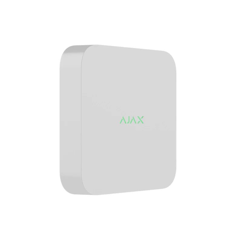 134506.122.WH1 - Ajax NVR HAC 16 Canali Full HD con HDMI | Videoregistratore di Rete IP fino a 16TB – Bianco