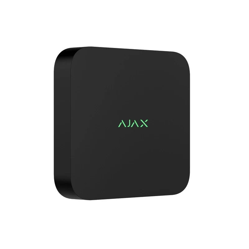 134505.122.BL1 - Ajax NVR HAC 16 Canali Full HD con HDMI | Videoregistratore di Rete IP fino a 16TB – Nero