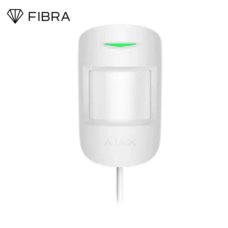 143618.09.WH1 - Ajax MotionProtect Fibra | Rilevatore PIR Cablato da Interno 12m Pet Immune Grado 2