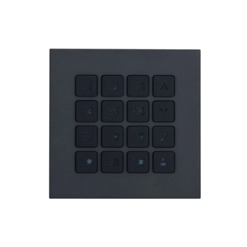 VTO4202FB-MK - Modulo Tastiera Alfanumerica Retroilluminata – Compatibile con Serie VTO4202FB-X, IP65, IK07 - Dahua