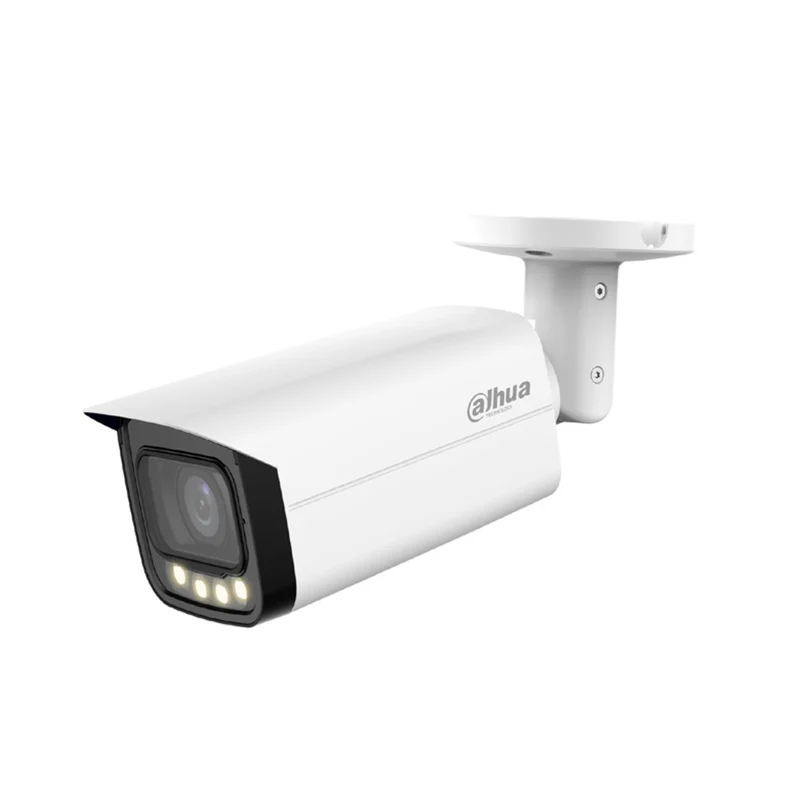 IPC-HFW5449T1-ZE-LED-S2 - Telecamera IP Bullet 4MP Full Color PoE con Zoom Motorizzato, AI, IR LED 70m e IP67 - Dahua