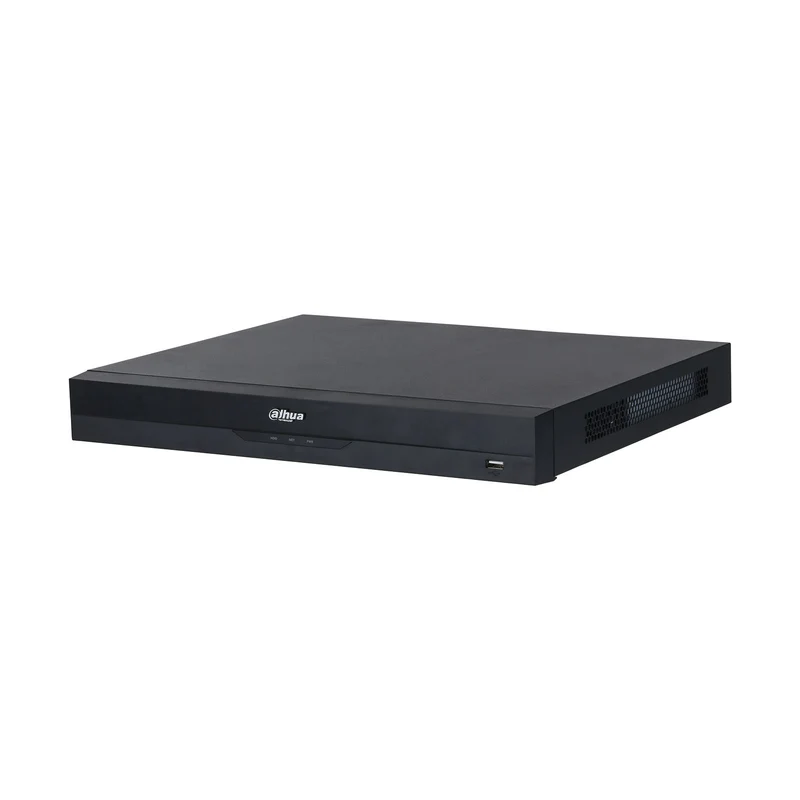 NVR4232-16P-EI - NVR 32 Canali 4K Ultra HD con 16 Porte PoE, H.265+, Riconoscimento Facciale, Video Analisi e Supporto HDD 16TB - Dahua
