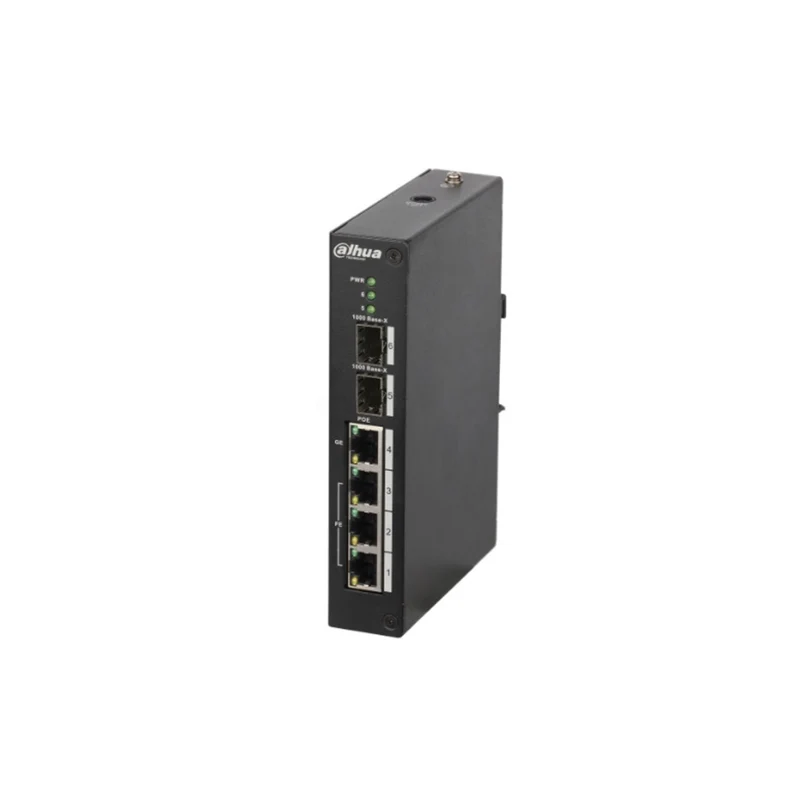 PFS3206-4P-120 - Switch 4 Porte PoE Base-T - 2 Porte SFP - Layer 2 non gestito - Dahua