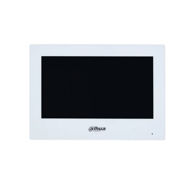 VTH2621GW-WP - Monitor da interno 1024x600 IP & Wi-Fi 7 pollici TFT - altoparlante allarme PoE - Bianco - Dahua