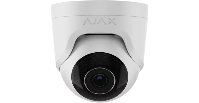 Ajax - 64929.197.WH1 - Turret Cam Telecamera 8MP 4mm IP PoE AI IR 35M per videosorveglianza - Baseline - Bianco