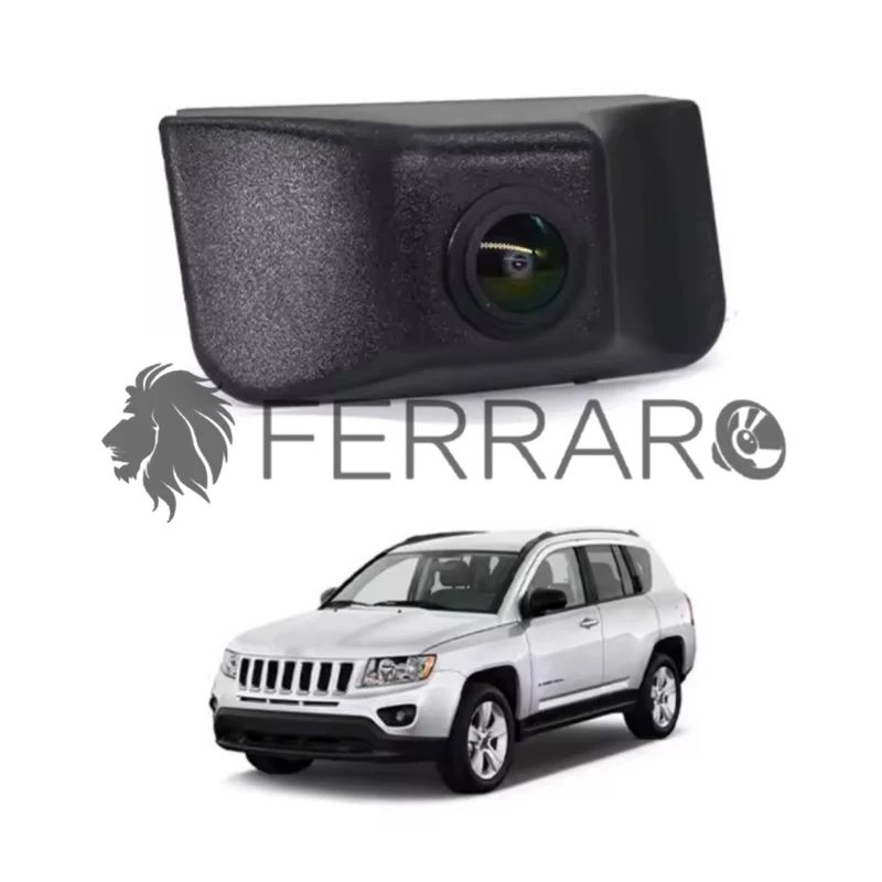 (PRENOTA) Telecamera Frontale per Jeep Wrangler JK, Compass, AHD, 1920x1080, 170° Gradi