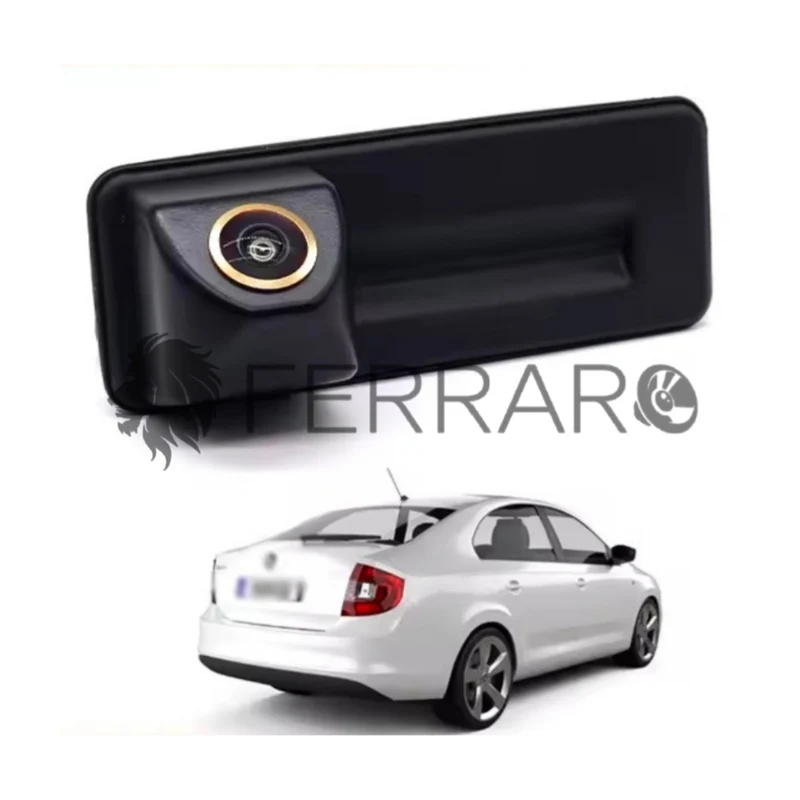 (PRENOTA) Telecamera Posteriore per Skoda Octavia 2, 3, A5, Fabia, Yeti, Superb, AHD 1920x1080, 170° Gradi